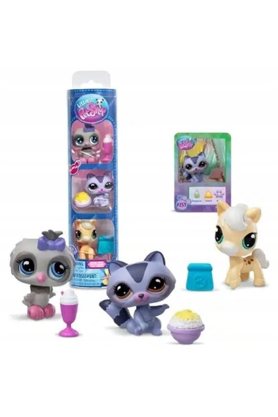 Littlest Pet Shop Set de figurine noua serie SNACK Trios