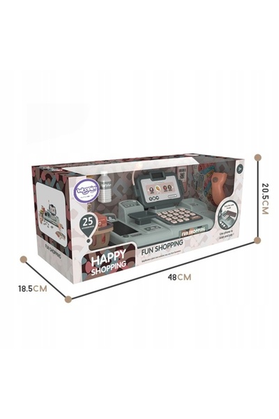 woopie Casă de marcat pentru copii, scanner, microscop și cântar