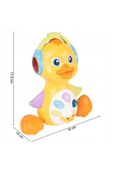 NO BRAND Joc interactiv educativ muzical cu rățușcă, cântă, dansează, merge