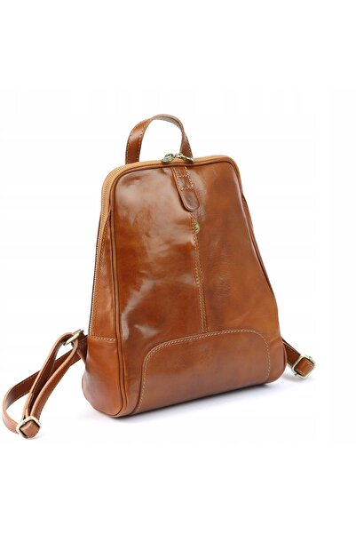 Vera Pelle Rucsac din piele elegant urban din piele naturală de damă Florența...