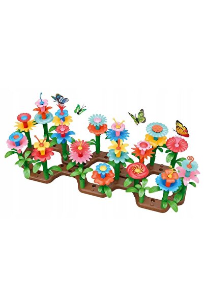 Doris Set de blocuri de construcție flori pentru grădina, Set Creativ 148 pie...