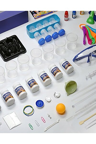 Maller Tech Kit de laborator de chimie mic, 80 de experimente, trusă distract...