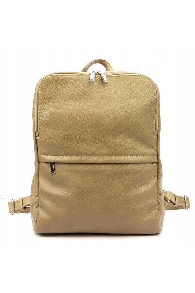 Vera Pelle Rucsac urban elegant din piele naturală, cu compartiment pentru la...