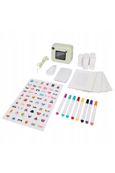NO BRAND Cameră instantanee cu imprimantă și accesorii pentru decorarea fotog...