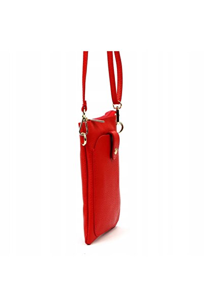 Vera Pelle Geantă de mână din piele, tip crossbody, husă pentru telefon Luka,...