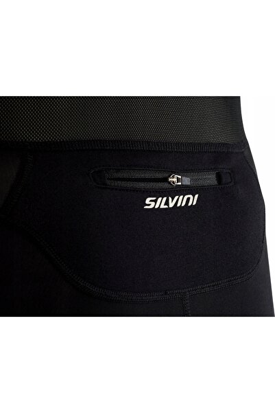 Silvini Pantaloni de ciclism MOVENZA negru-cloud S