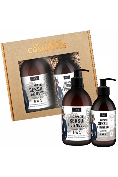 LAQ Set gel de duș și șampon pentru bărbați, set cosmetic masculin, cadou