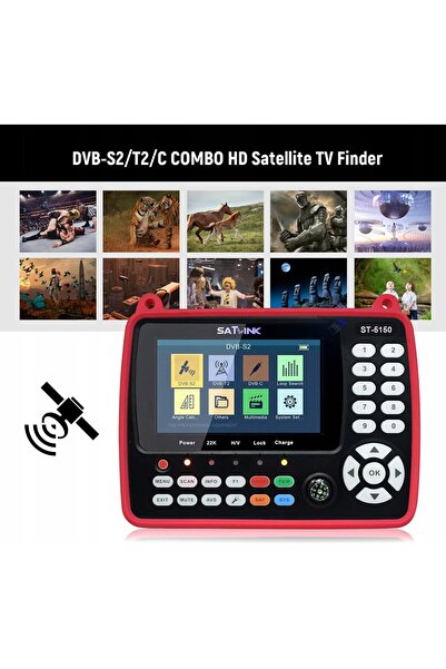 NO BRAND VISLONE V9 Căutător de sateliți, Contor de semnal TV digital cu ecra...