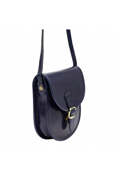Vera Pelle Geantă crossbody din piele Florence 134 bleumarin