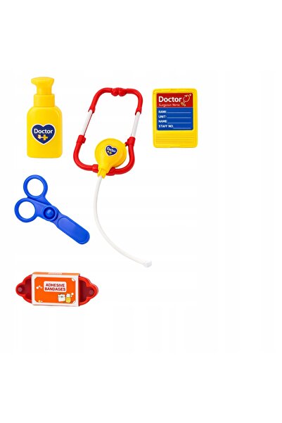 For Fun Trusă medicală în cutie, accesorii medicale, stetoscop, copii