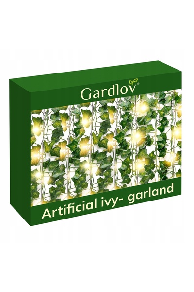 Gardlov BLUSZCZ ghirlandă artificială cu LED-uri x12 pentru perete și balcon,...