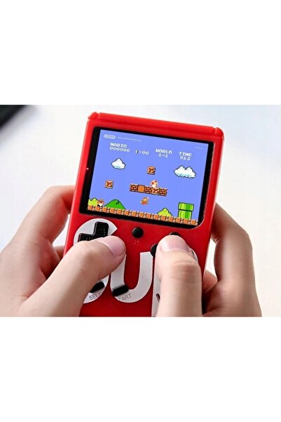 Toys Consolă portabilă mini retro SUP Game Box 400 de jocuri, jucărie roșie