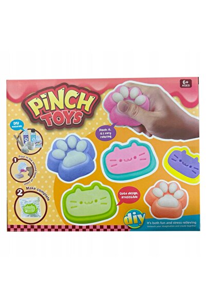 NO BRAND Set pentru prepararea slime-ului labă de pisică 44 el squishy antistres