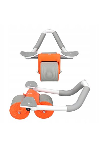 NO BRAND Roată abdominală cu revenire automată, echipament de exerciții, gri,...