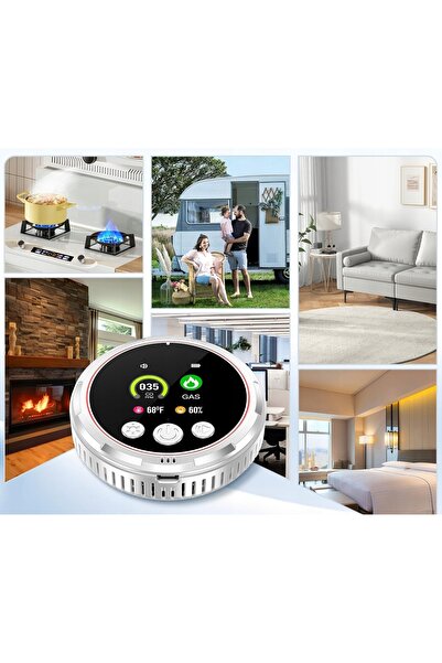 NO BRAND Gedsffati HD13-CG Detector de gaz și monoxid de carbon CO GPL Metan ...