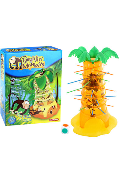 BIGTOYS Drop Monkey Family Joc de îndemânare pentru copii 3+ Cadou