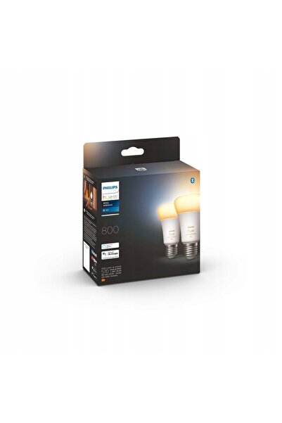 Philips Hue Bec LED inteligent E27 A60 800 lm 2 buc.