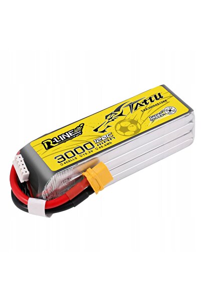 TATTU Baterie LiPo 3000mAh 15.2V 120C 4S1P cu conector XT60