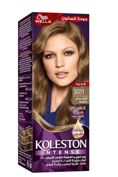 Wella كولستون لون شعر مكثف أشقر رمادي متوسط 307/1