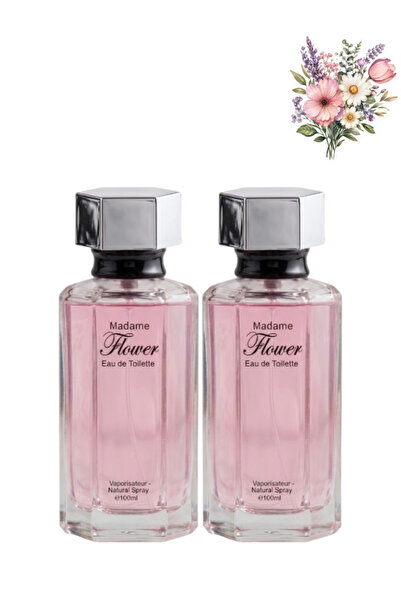 trı 2 Pieces Madame Flower Perfume 100ML