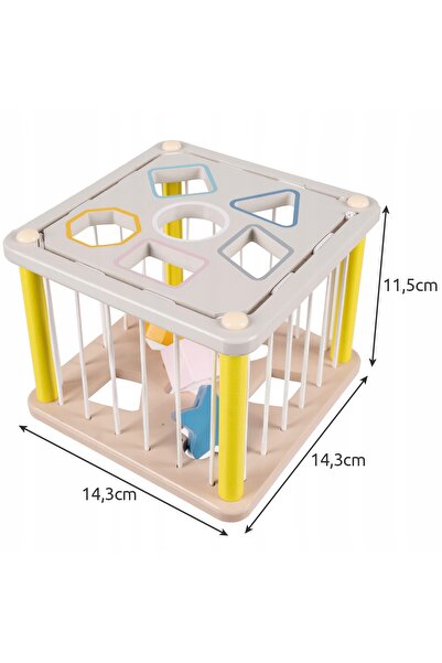 KRUZZEL Sorter - cub senzorial din lemn 22885