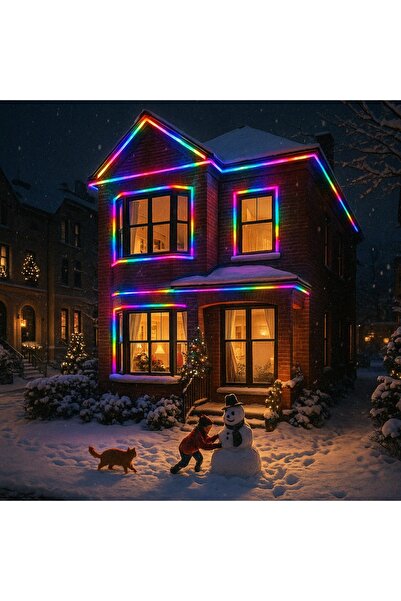 Gotel Bandă LED flexibilă RGB, iluminat decorativ pentru interior și grădină,...
