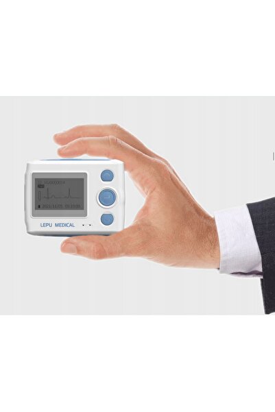 wellue Holter ECG cu 12 canale, monitor cardiac 24h cu analiză AI, compatibil...
