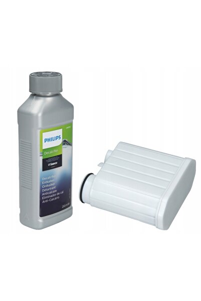 Aqualogis Kit 2 filtre + lichid anticalcar 250ml pentru aparat de cafea SAECO...