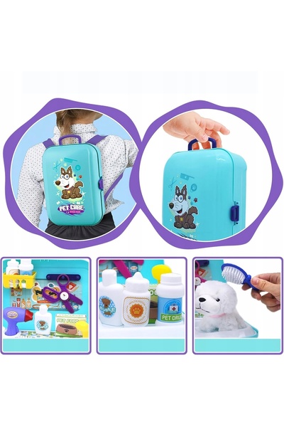 NO BRAND Rucsac Mascotă Salon de Înfrumusețare Animale de Companie Kit de Toa...