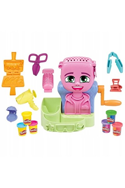 Hasbro Play-Doh Salon de coafură Stylist, Set de plastilină Play-Doh cu acces...