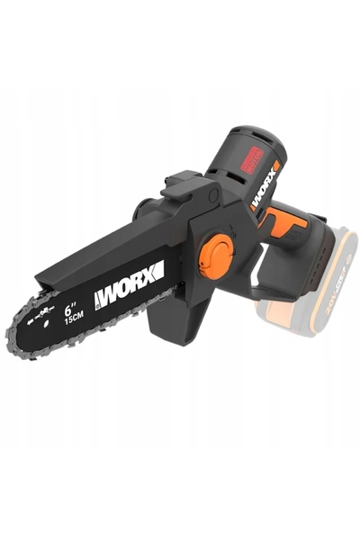 WORX Mini drujbă cu lanț alimentată cu baterii WG327E.9 Mică și practică
