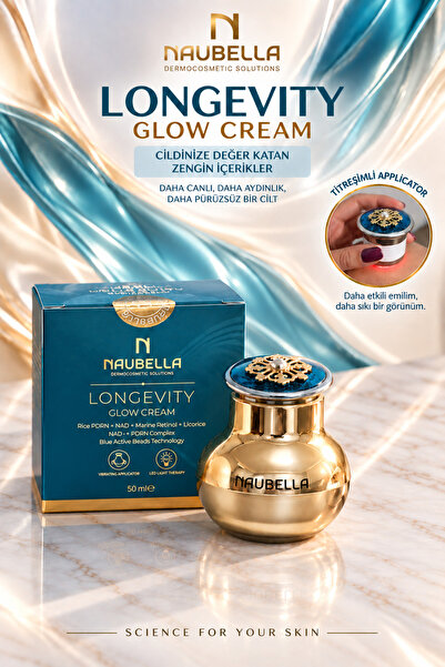 Longevıty Glow Cream PDRN Etkili Yaşlanma Karşıtı Titreşimli Kırmızı Led Masajlı Krem