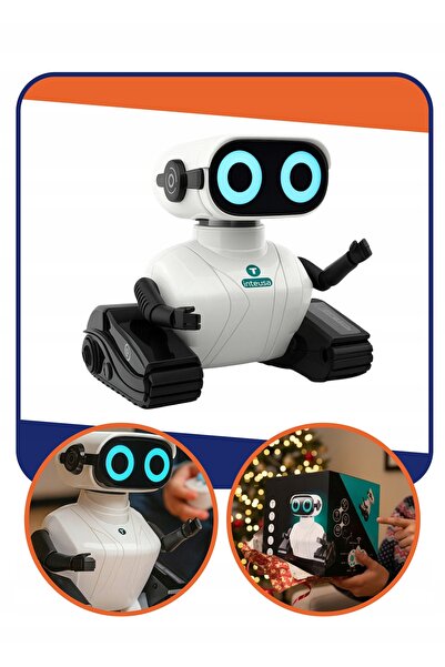 NO BRAND ROBOT INTERACTIV TELECOMANDAT PENTRU COPII CU LED-URI, SUNTEURI, DAN...