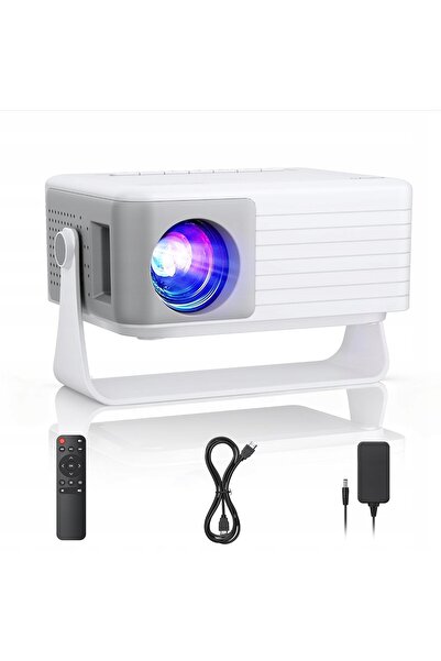 NO BRAND Proiector mini AKIYO, portabil, 1080P, 305cm, USB, pentru smartphone...