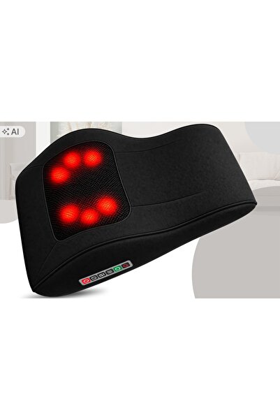 NO BRAND Pernă de masaj Shiatsu cu încălzire pentru spate, gât, corp și picio...