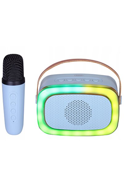 Trevi Boxă wireless Bluetooth pentru copii, portabilă, cu microfon karaoke, c...