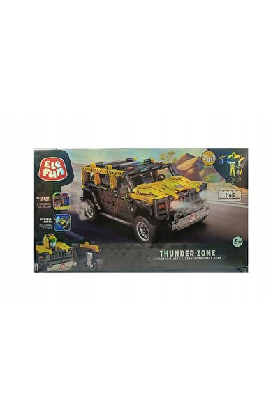 ELEFUN Set mare de cuburi Fantasy Collection Thunder Zone – JEEP TRANSFORMABIL