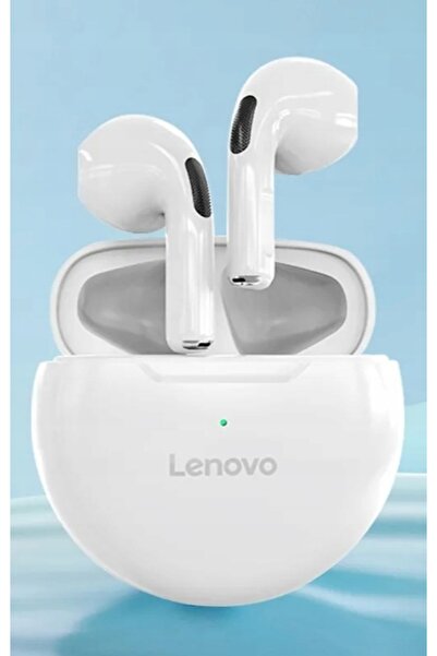 LENOVO Căști wireless intraauriculare ht38 albe powerbank