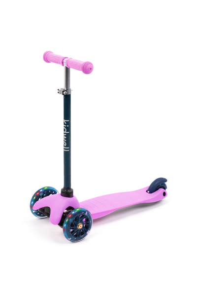 Kidwell Trotinetă cu echilibru 3+ TRICYCLE uno Violet-Bleumarin LUMINOS stabil