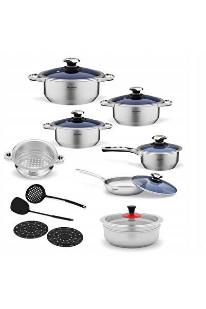 NO BRAND Set de vase de gătit Eisenbach Professional 16el din oțel inoxidabil...