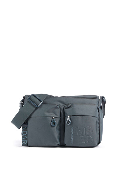 Mandarina Duck Υφασμάτινη Γυναικεία Τσάντα Χιαστί / Ώμου Γκρι P10QMTX5-B12