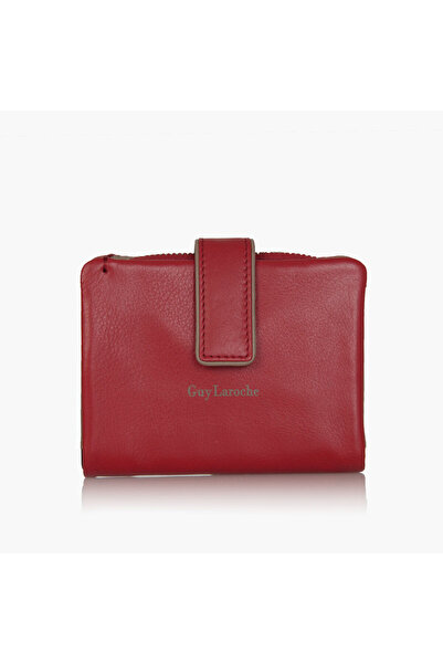 Guy Laroche Δερμάτινο Γυναικείο Πορτοφόλι Κόκκινο 24317