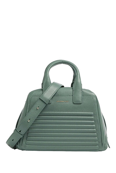 Mandarina Duck Icon Δερμάτινη Γυναικεία Τσάντα Ώμου Πράσινη P10JDT03-A06