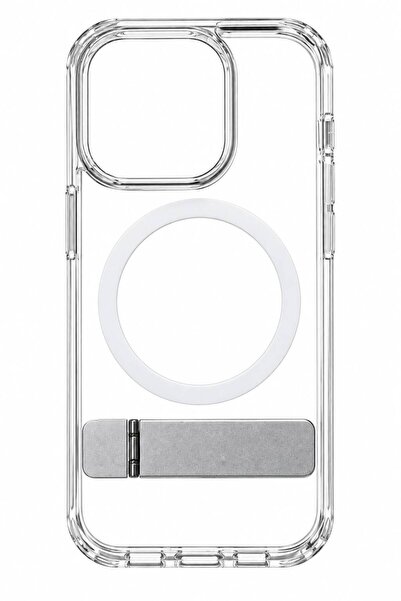 İPhone 13 İphone 14 Uyumlu Şeffaf Mika Standlı Kılıf Kapak