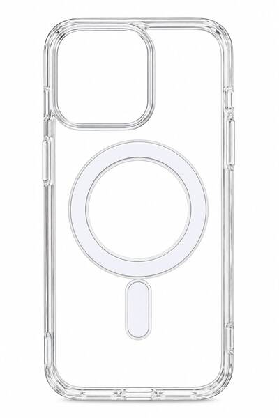 İPhone 13 İphone 14 Uyumlu Şeffaf Magsafe Özellikli Kılıf Kapak
