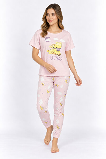 lindros Pijama damă „Friends”, pantaloni lungi