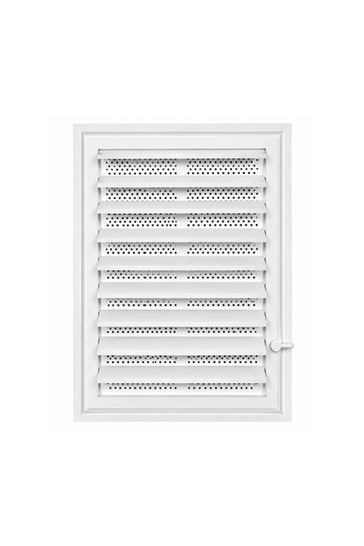 CYH 25x45 CM GRILĂ DE VENTILAȚIE REGLABILĂ PENTRU BAIE/WC DIN PLASTIC CU CAPAC