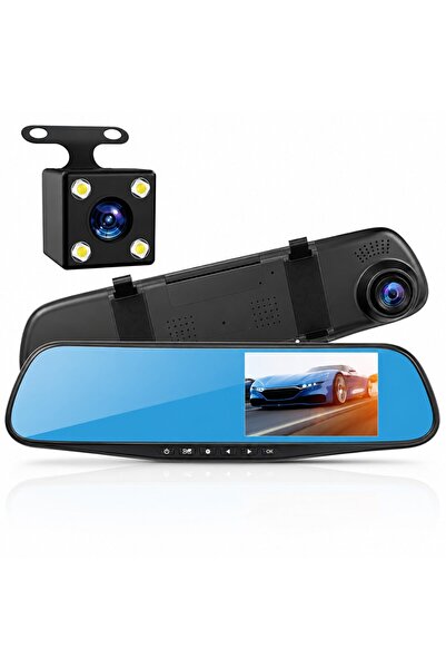 OEM Μακβί ®   Καθρέφτης Αυτοκινήτου DVR, Διπλή Κάμερα Εμπρός + Οπισθοπορείας,...