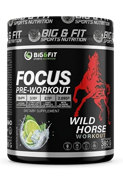 Big and Fit BIG & FIT SPORTS NUTRITION Wild Horse Pre-Workout Supplement 380g (mojito)