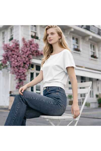 Yarasa Kol Modal Crop Bluz